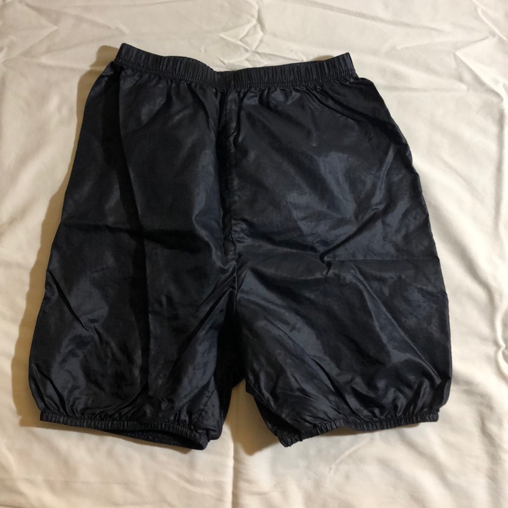 Dance “trash bag” shorts